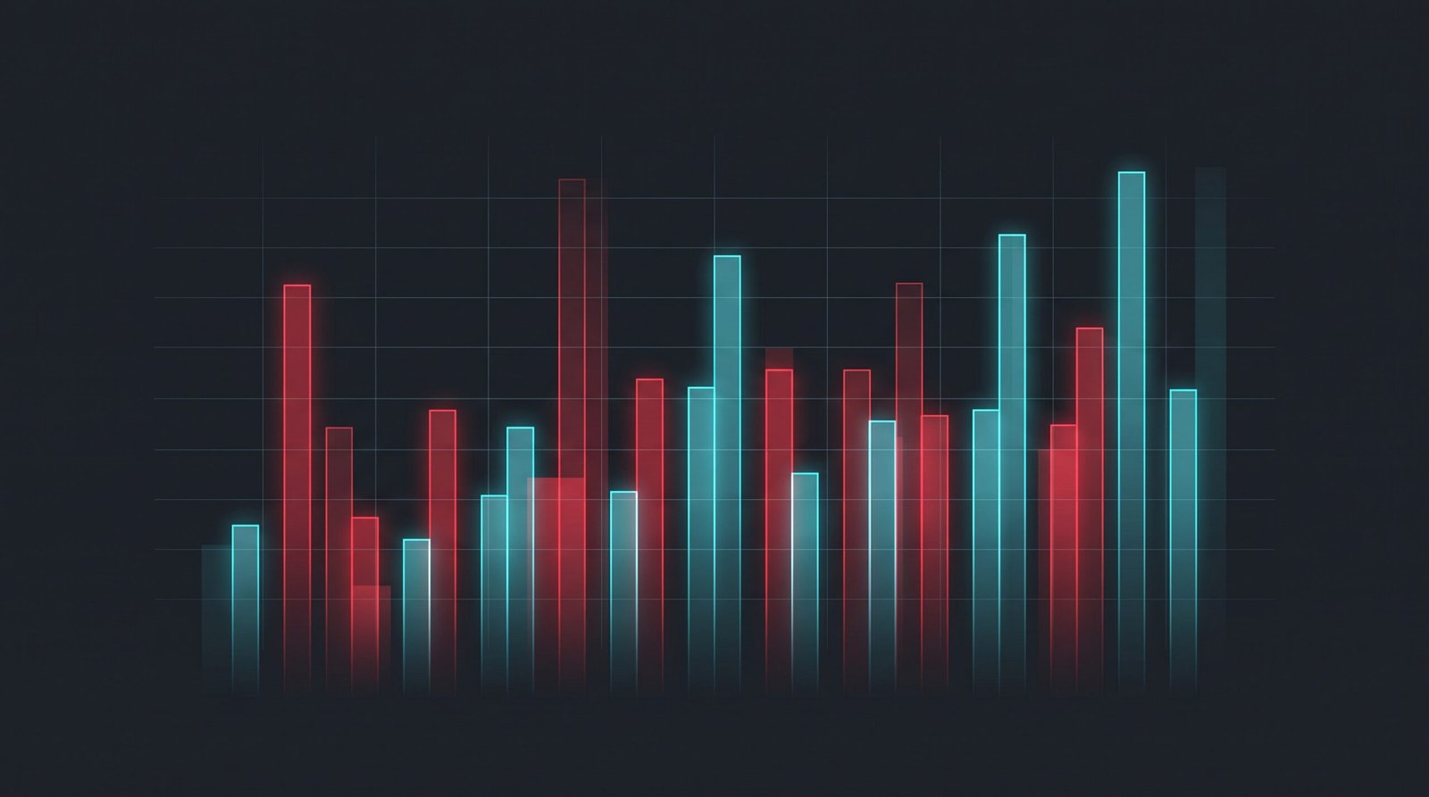 Abstract bar chart of malware detection categories, no text