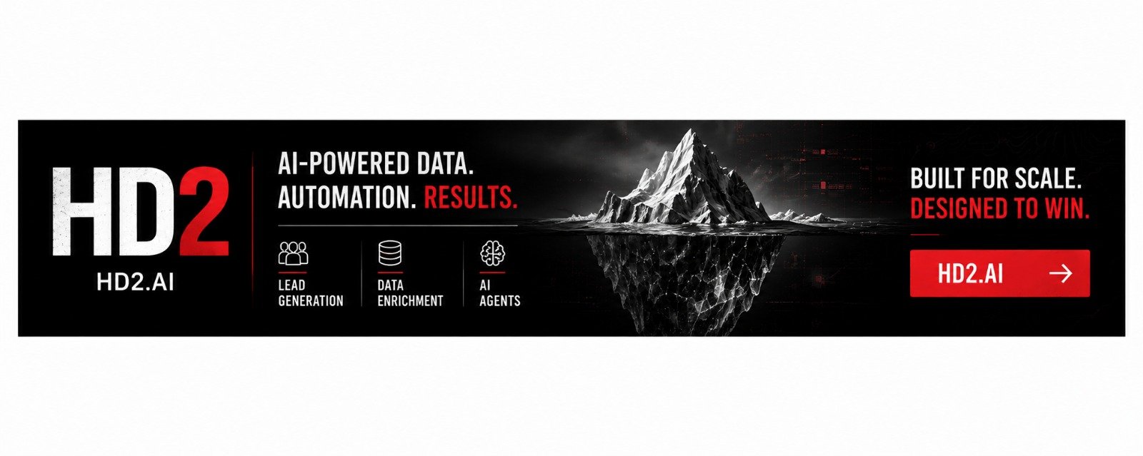 HD2.ai - AI-powered data, automation, results. Built for scale. Designed to win. Sponsored by HD2.